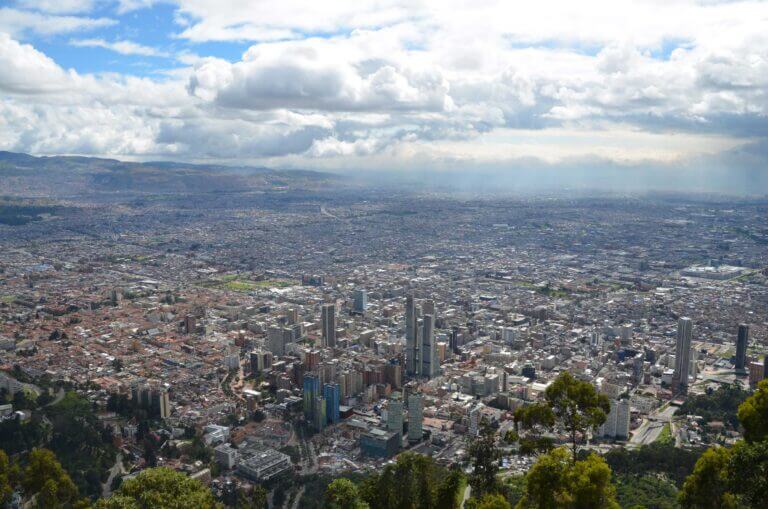 Bogota vu de Montserrate