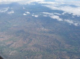 Montagnes vues d'un avion.