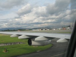Aile d'un avion.
