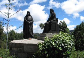 Statues.