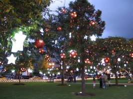 Décorations de Noël.