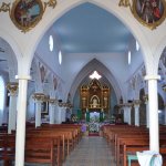 Intérieur d'une église.