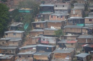 Bidonvilles.