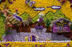 Décorations de fleurs.
