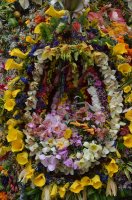 Décorations de fleurs.