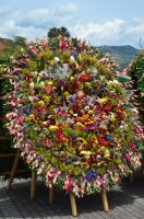 Décorations de fleurs.