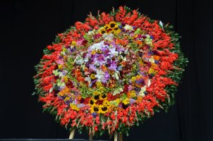 Décorations de fleurs.