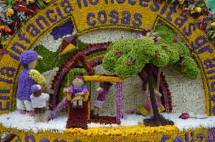 Décorations de fleurs.
