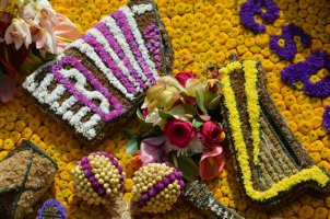 Décorations de fleurs.