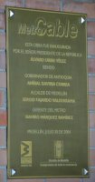 Plaque du MetroCable.