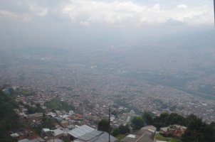 Vue panoramique de la ville.