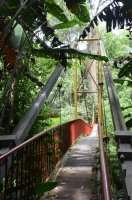 Pont suspendu.