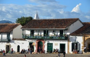 Façade de maisons.