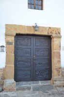 Porte d'entrée de maison.