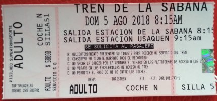 Ticket de train.