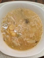 Bol avec de la soupe.