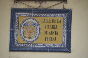 Plaque de rue.