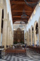 Intérieur d'une église.