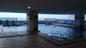 Piscine de l'hôtel.